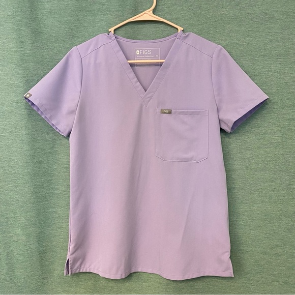 Figs Lavender 2 pc Scrub Set Technical Collection Size XS Top and Bottoms - Picture 4 of 16